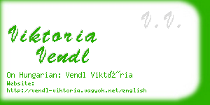 viktoria vendl business card